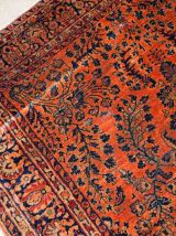 Tapis ancien Persan Sarouk fait main, 1B787
