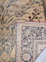 Tapis ancien prayer Indo-Moktasham fait main, 1B788