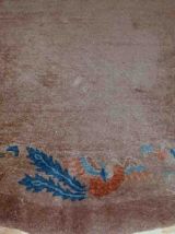Tapis ancien Chinois Art Deco fait main, 1B801