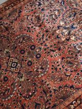 Tapis ancien Persan Sarouk fait main, 1B823