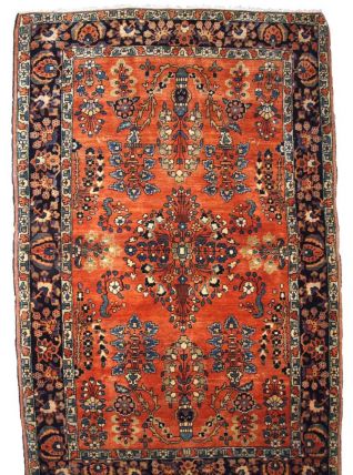 Tapis ancien Persan Sarouk fait main, 1B824