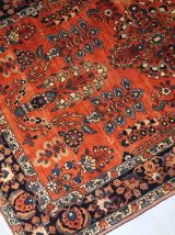 Tapis ancien Persan Sarouk fait main, 1B824