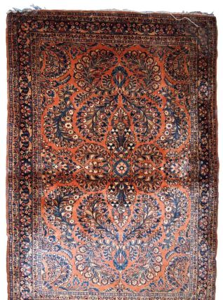 Tapis ancien Persan Sarouk fait main, 1B827