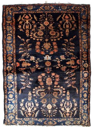 Tapis ancien Persan Sarouk fait main, 1B828