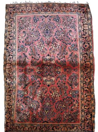 Tapis ancien Persan Sarouk fait main, 1B831