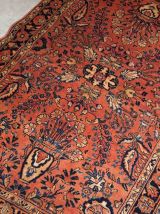 Tapis ancien Persan Sarouk fait main, 1B834