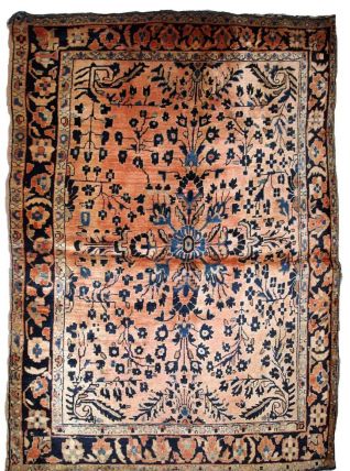 Tapis ancien Persan Sarouk fait main, 1B839