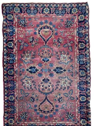 Tapis ancien Persan Kerman fait main, 1B879