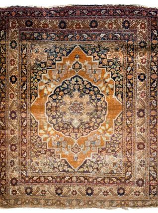 Tapis ancien Persan Tabriz Hajalili fait main, 1B880