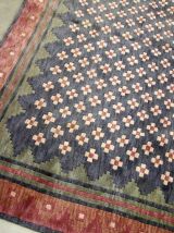 Tapis vintage Mongol fait main, 1B882