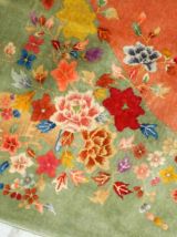 Tapis ancien Chinois Art Deco fait main, 1B883