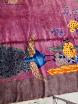 Tapis ancien Chinois Art Deco fait main, 1B885