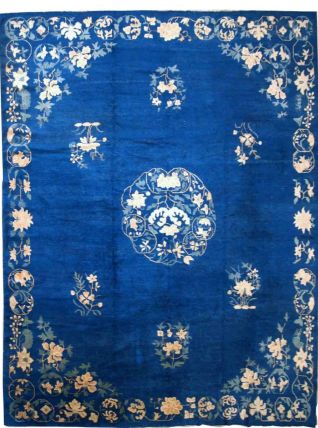 Tapis ancien Chinois Peking fait main, 1B886