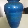 Vase bleu Aldo Londi pour Bitossi