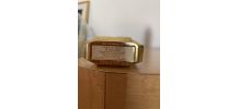 Etui Guerlain vintage des années 90 en métal doré pour recha