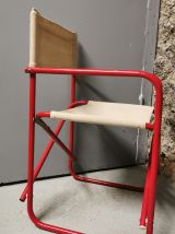 CHAISE PLIANTE EN METAL STYLE METTEUR EN SCENE