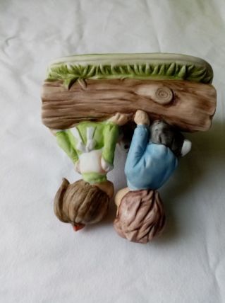Figurine amoureux en biscuit