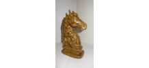 sculture tete de cheval 3D