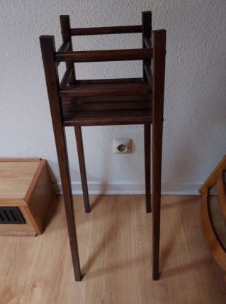 porte plante bois