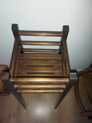 porte plante bois
