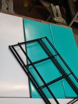 etagere string style tomado 1960 metal 4 tablettes  3 montan