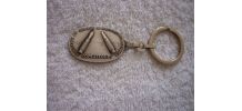 Porte-Clés  Bronze Argenté - Fabricant de Stylos Années 80
