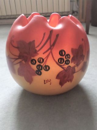 Vase ART NOUVEAU LEGRAS SIGNÉE LEG