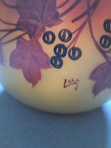 Vase ART NOUVEAU LEGRAS SIGNÉE LEG
