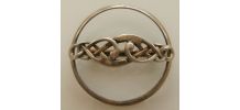 Broche argent massif sterling vintage