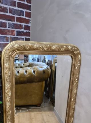 Miroir   1900 motif  art nouveau ancien de style louis phili