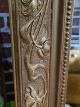 Miroir   1900 motif  art nouveau ancien de style louis phili