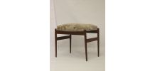 Tabouret scandinave en hêtre années 50