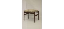 Tabouret scandinave en hêtre années 50