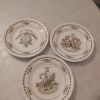 Assiettes porcelaine republique C.B.M
