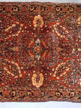 Tapis ancien Persan Sarouk fait main, 1B841
