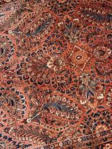 Tapis ancien Persan Sarouk fait main, 1B843