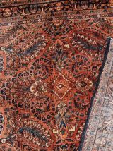Tapis ancien Persan Sarouk fait main, 1B843
