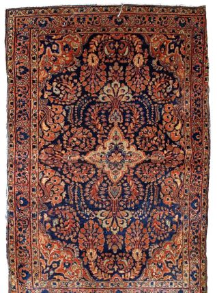 Tapis ancien Persan Sarouk fait main, 1B844