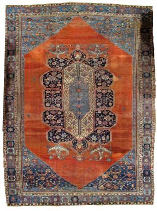 Tapis ancien Persan Bakshaish fait main, 1B845