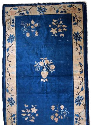 Tapis ancien Chinois Peking fait main, 1B851