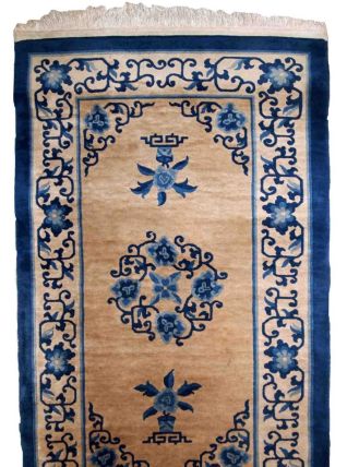 Tapis ancien Chinois Peking fait main, 1B854