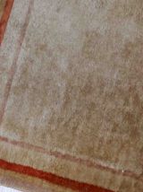 Tapis vintage Chinois Art Deco fait main, 1B858