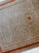 Tapis vintage Chinois Art Deco fait main, 1B858