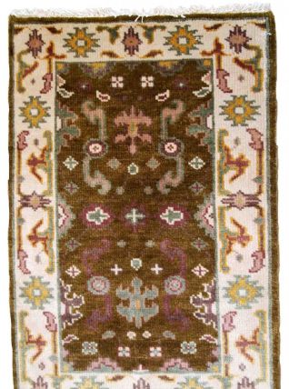Tapis vintage Indien Mahal fait main, 1B860