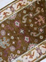 Tapis vintage Indien Mahal fait main, 1B860