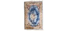 Tapis vintage Chinois Art Deco fait main, 1B868
