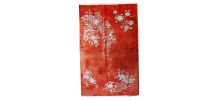 Tapis ancien Chinois Art Deco fait main, 1B869