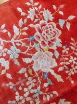 Tapis ancien Chinois Art Deco fait main, 1B869