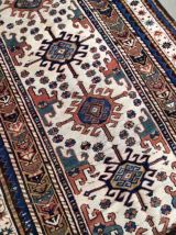 Tapis ancien Caucasien Kazak fait main, 1B887