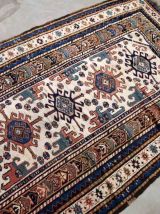 Tapis ancien Caucasien Kazak fait main, 1B887